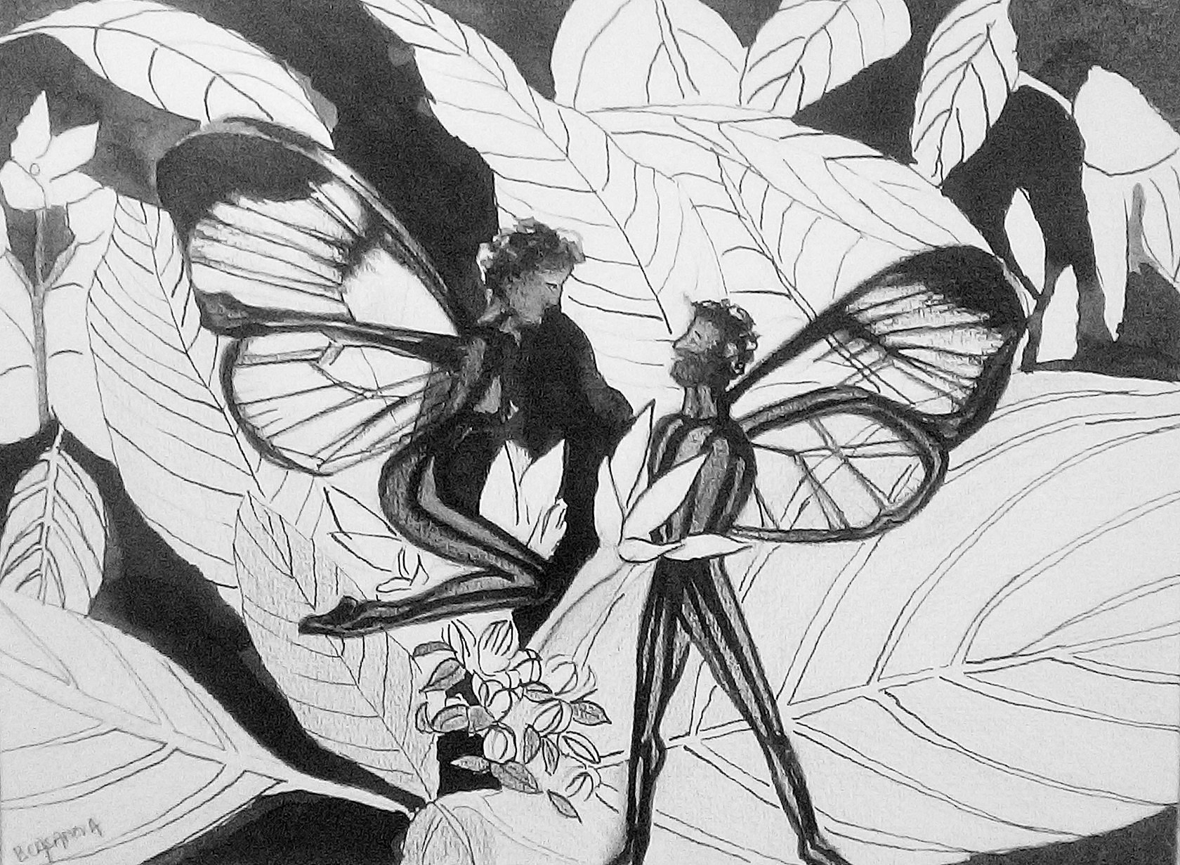 le-printemps-encre-sur-papier-18x24cm