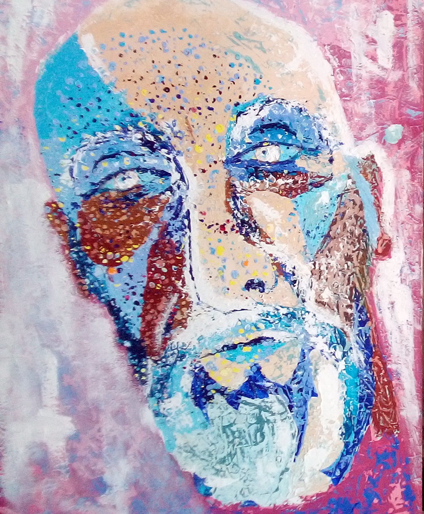 04-le-barbu-huile-sur-papier-maroufle-70x50cm-2018-beatrice-casanova