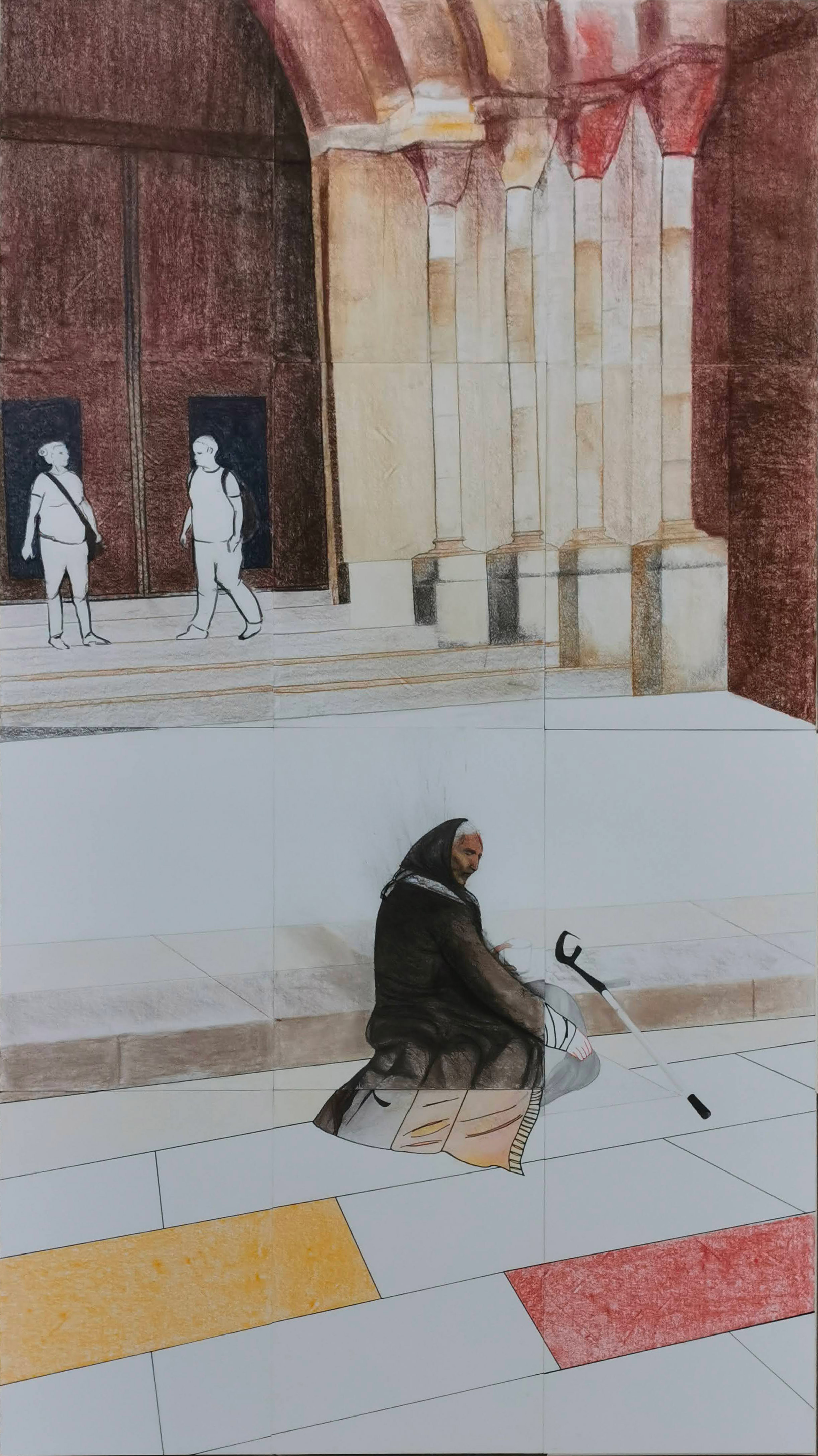 allegorie-etude-techniques-mixtes-2-80mx1-50m