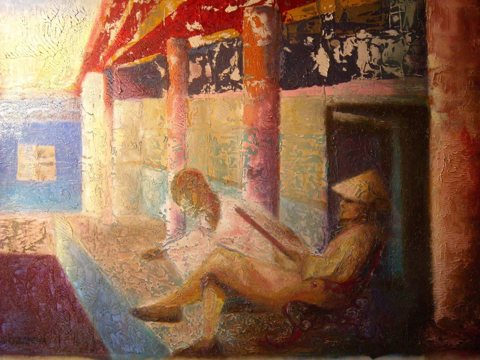 bonze-musicien-50x70