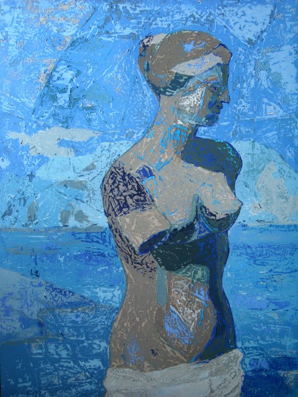aphrodite-2-70x50cm-huile-sur-papier