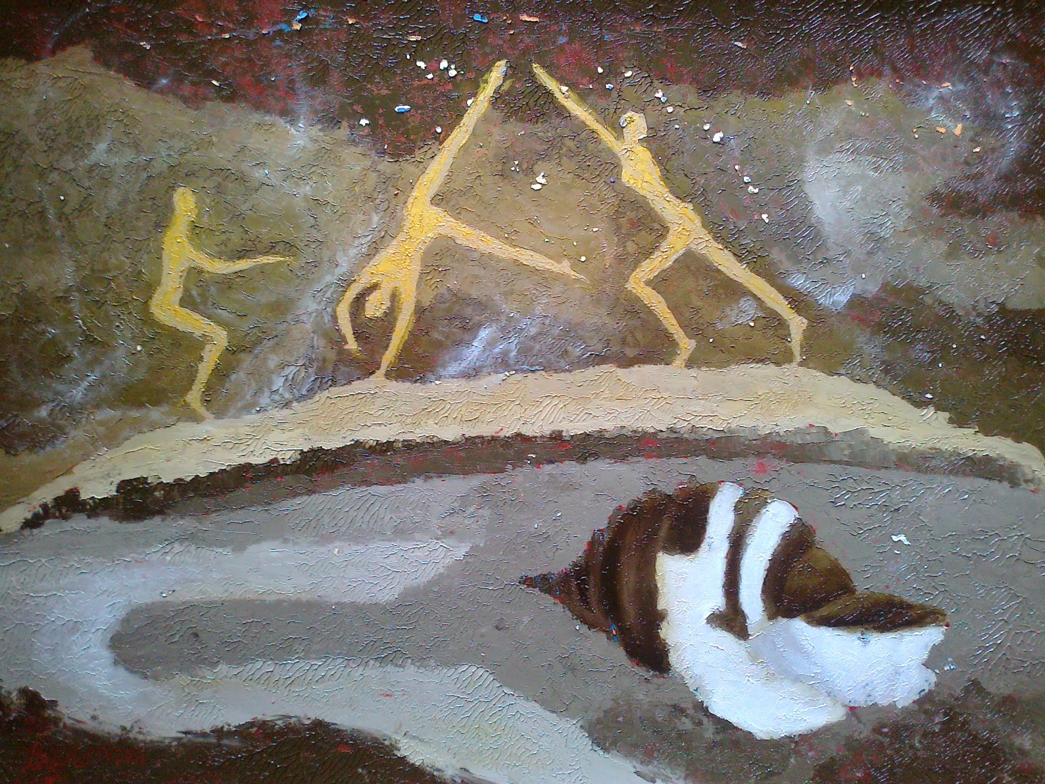la-conque-huile-sur-carton-60x80cm